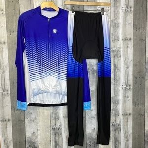 𝅺nwt. Women’s cycling apparel. Long sleeve top.  Padded crotch bottoms.‎ XXL
